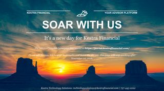 It's a new day for Kestra Financial