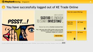 Maybank Kim Eng - You have successfully logged out of KE Trade ...