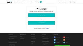 Signup - Ketto