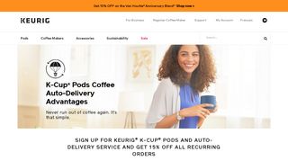 K-Cup® Pods Delivery Service for Your Home | Keurig® Coffee