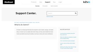 What is an Admin? – Kevo Support - Kwikset Bluetooth Electronic ...