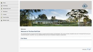 Member Login - Kew Golf Club