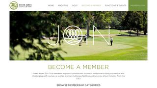 Become a member | Green Acres Golf Club Kew