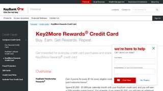 Key2More Rewards Credit Card | KeyBank