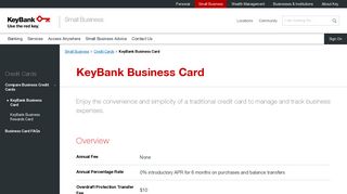 MasterCard Business Credit Card | KeyBank