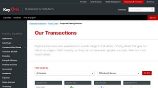 Corporate Banking Services | Key - KeyBank