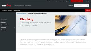 Business & Corporate Checking Accounts | Key - KeyBank