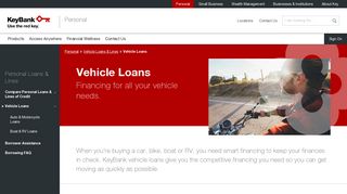 Vehicle Loans | KeyBank