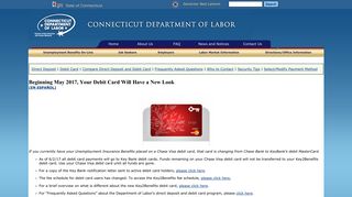 Key Bank - Debit Card Transition Page