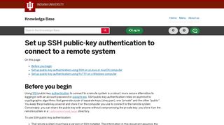 Set up SSH public-key authentication to connect to a remote system