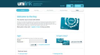 Unilink Keycard Welcome to the key