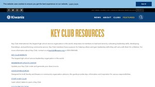 Key Club Resources - Kiwanis International