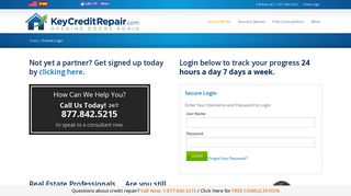 Partner Login - Loan officers & Realtors | Key Credit Repair