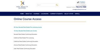Online Course Access | Key Realty School