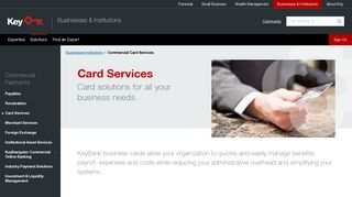 Commercial Card Services | Key