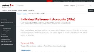 Individual Retirement Accounts (IRAs) | KeyBank