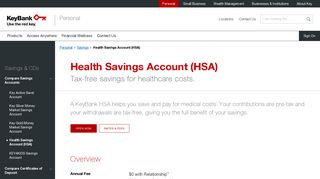 Health Savings Account (HSA) | KeyBank