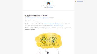Keybase raises $10.8M