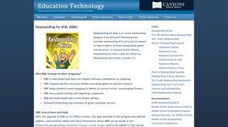 Keyboarding for Kids - EdTech - Canyons School District