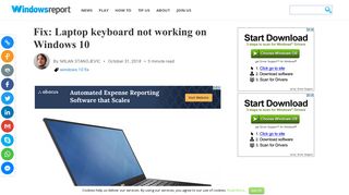 Fix: Laptop keyboard not working on Windows 10 - Windows Report