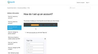 How do I set up an account? – Keycafe Help Centre