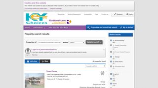 Search properties - Rotherham KeyChoices.