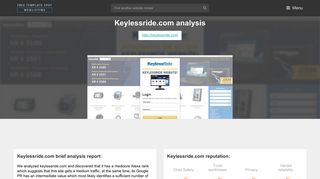 Keyless Ride. Login | KeylessRide - FreeTemplateSpot