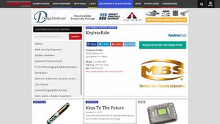 KeylessRide Company and Product Info from Locksmith Ledger