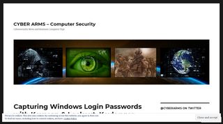 Capturing Windows Login Passwords with Keyscan ... - CYBER ARMS