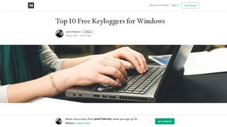 Top 10 Free Keyloggers for Windows – Janet Paterson – Medium