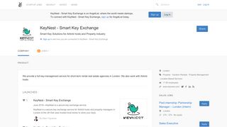KeyNest - Smart Key Exchange Careers, Funding, and Management ...