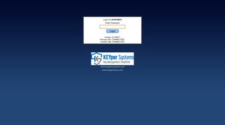 Keyper Systems Administration - Login