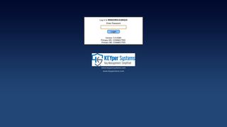 Keyper Systems Administration - Login