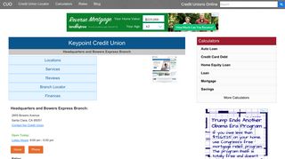 Keypoint Credit Union - Santa Clara, CA - Credit Unions Online