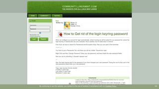 How to Get rid of the login keyring password - Linux Mint Community