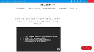 How to connect your KeySmart™ Pro to the Tile™ app on your phone ...
