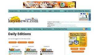 Daily Editions - Key West Citizen