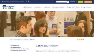 Connect & Network - Keystone College
