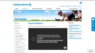 Payment Options | Individuals | Independence Blue Cross
