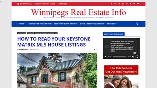How to read your Keystone Matrix MLS House listings