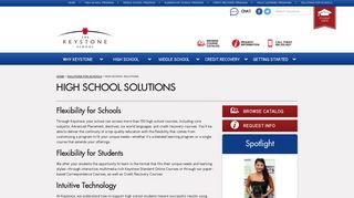 Online High School Programs for Schools | The Keystone School
