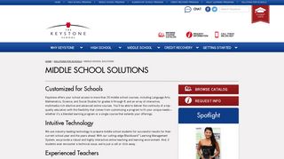 Online Middle School Programs for Schools | The Keystone School