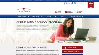 Online Middle School Courses & Homeschooling | The Keystone School