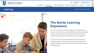St Peter's College - Learning
