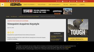 Viewpoint Acquires Keystyle | Construction Equipment