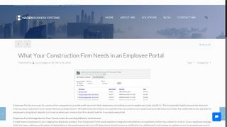 What Your Construction Firm Needs in an Employee Portal - Hagen ...