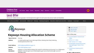 Keyways Housing Allocation Scheme