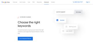 Keyword Planner - Google Ads