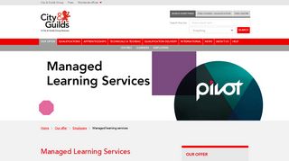Managed learning services | City & Guilds