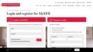 MyKFH - Login or Register for property alerts